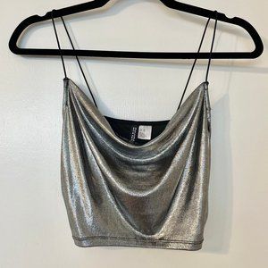 Strappy Metallic Tank